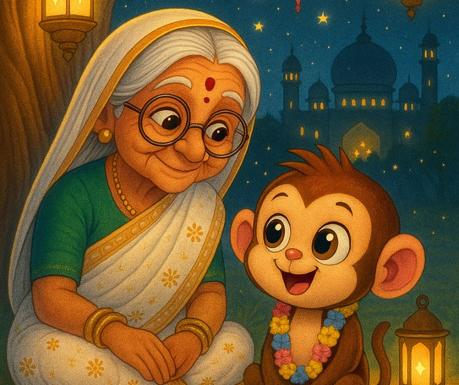 Eid story for children, kids story about Eid, Indian Eid folk tale, Eid festival explained for kids.