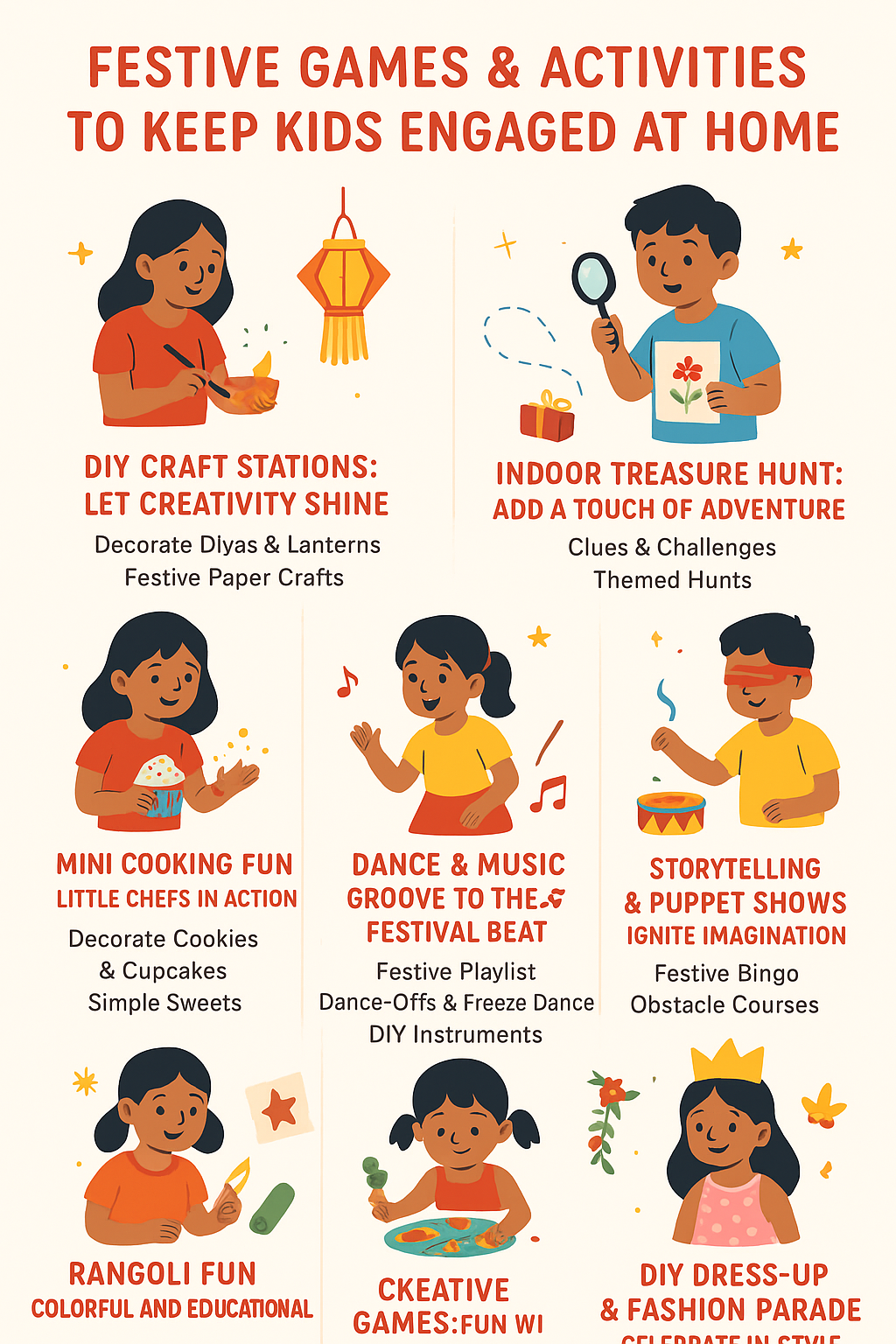Festive Games & Activities to Keep Kids Engaged at Home