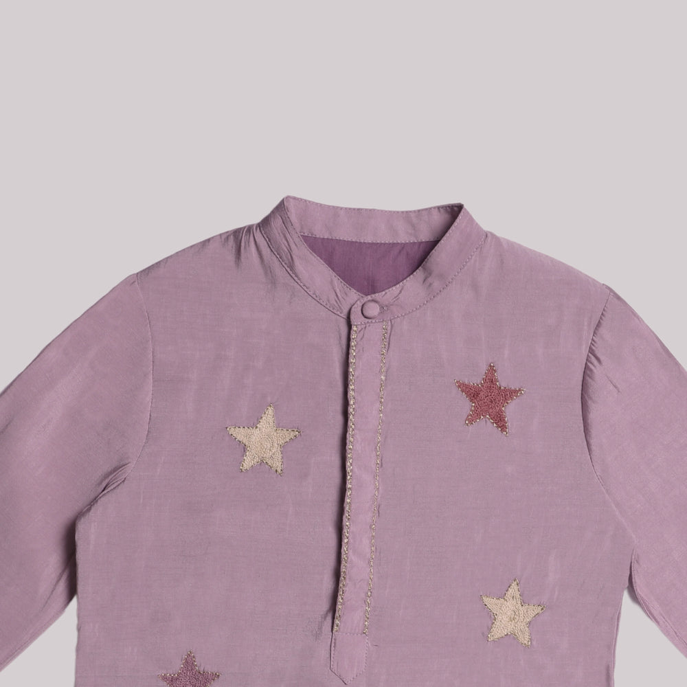 
                      
                        lavendar-kurta-pajama-mauve-star-embroidery-boys-indian-ethnic-diwali-pocomico-chanderi-star
                      
                    