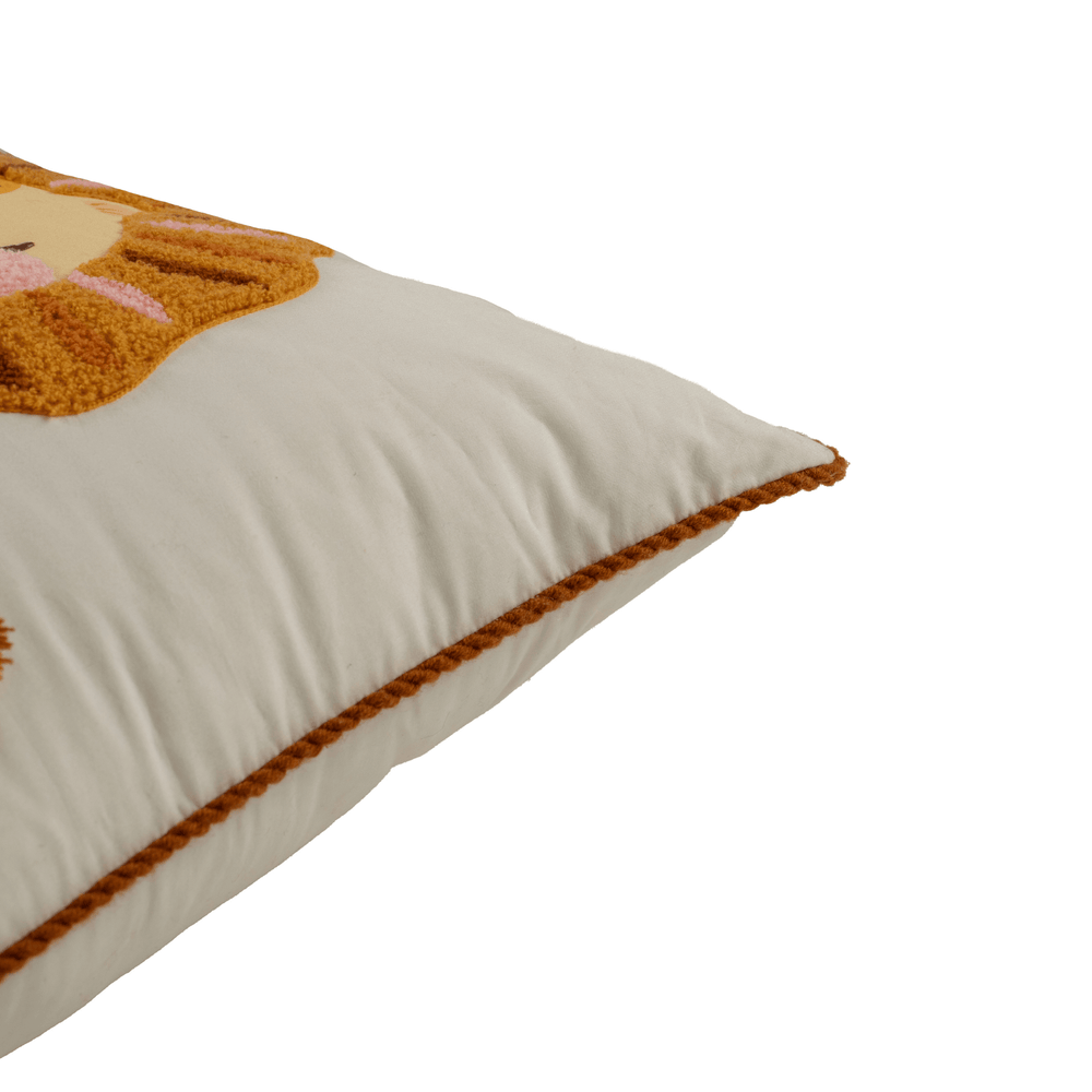 
                      
                        PocoMico Happy Lion Embroidered Cushion Cover
                      
                    