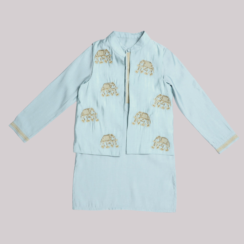 
                      
                        powder-blue-boys-kurta-pajama-jacket-set-indian-ethnic-elephants-sequin-bead work-pocomico
                      
                    