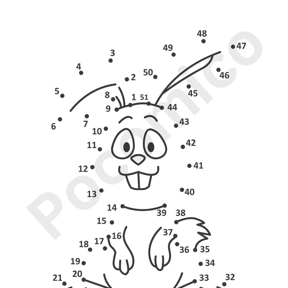 Animal Dot to dot with cheat sheet