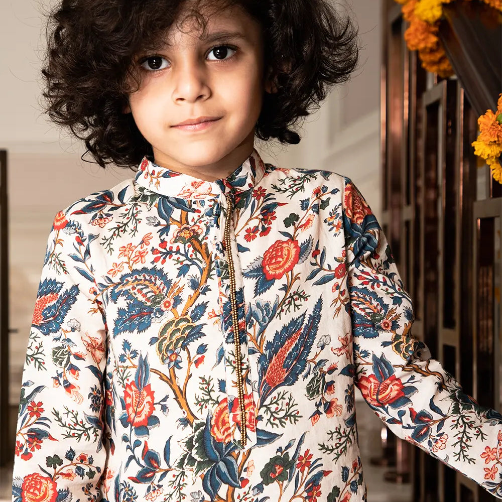 
                      
                        PocoMico's  Digital Jal Print Kurta set
                      
                    