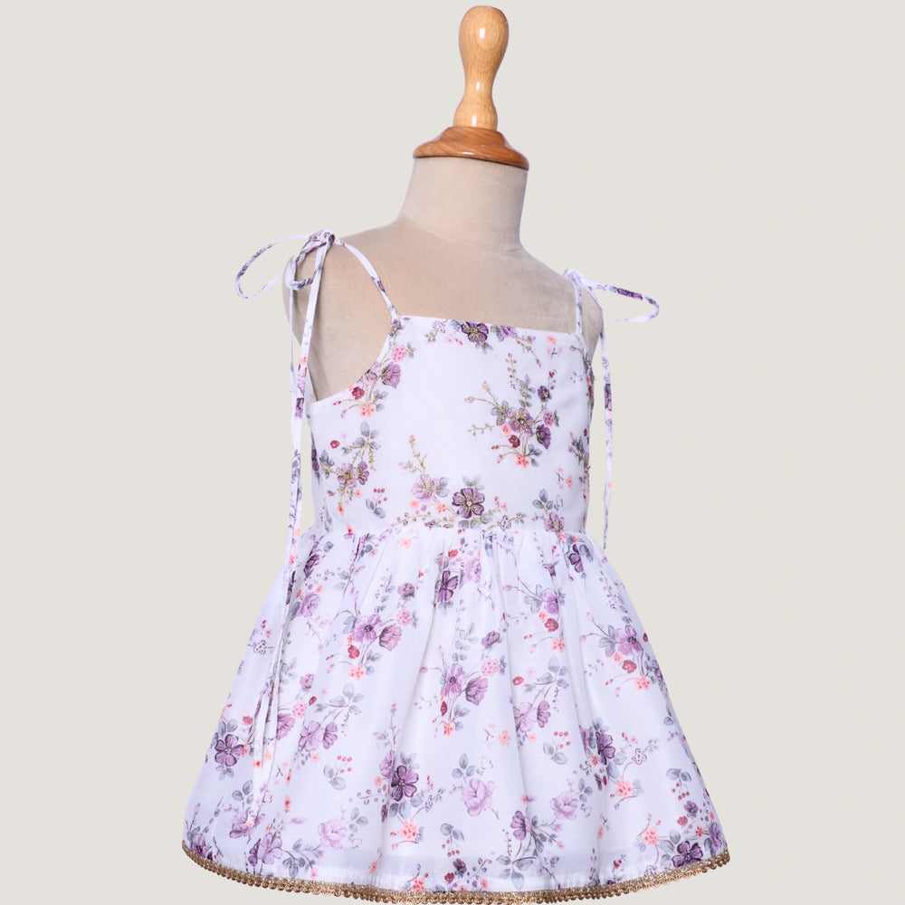 
                  
                    Floral sharara set on a mannequin against a plain background
                  
                