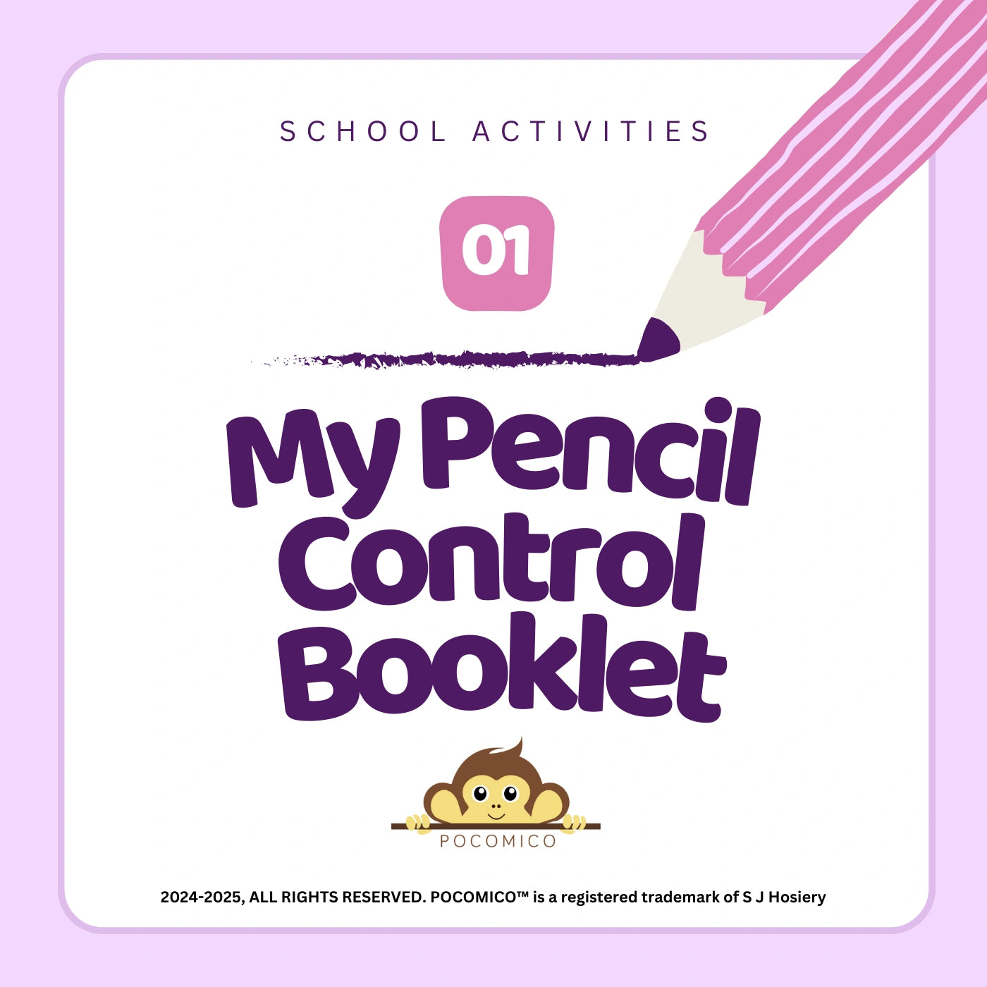 My Pencil Control Booklet by PocoMico