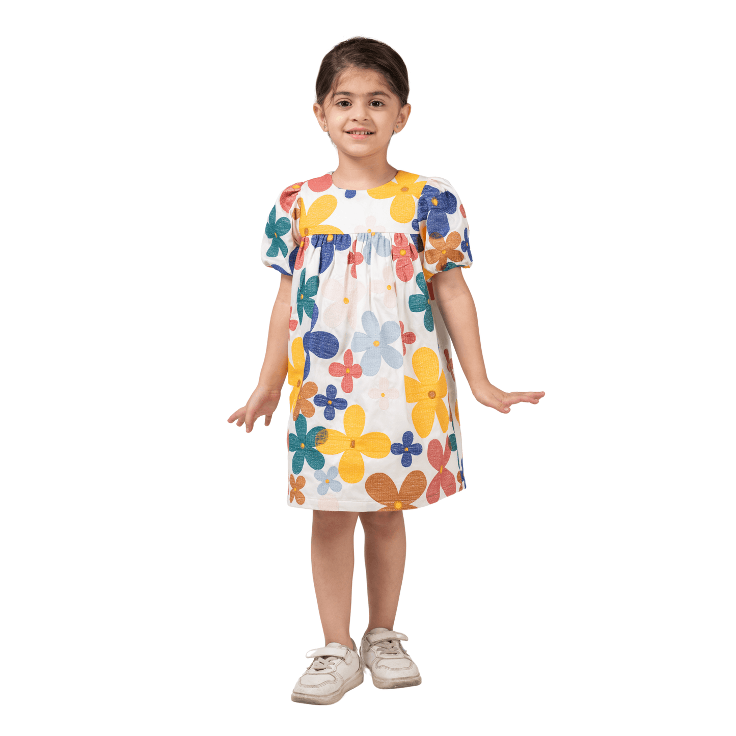 PocoMico Blossoms Giza Cotton Embroidery Dress