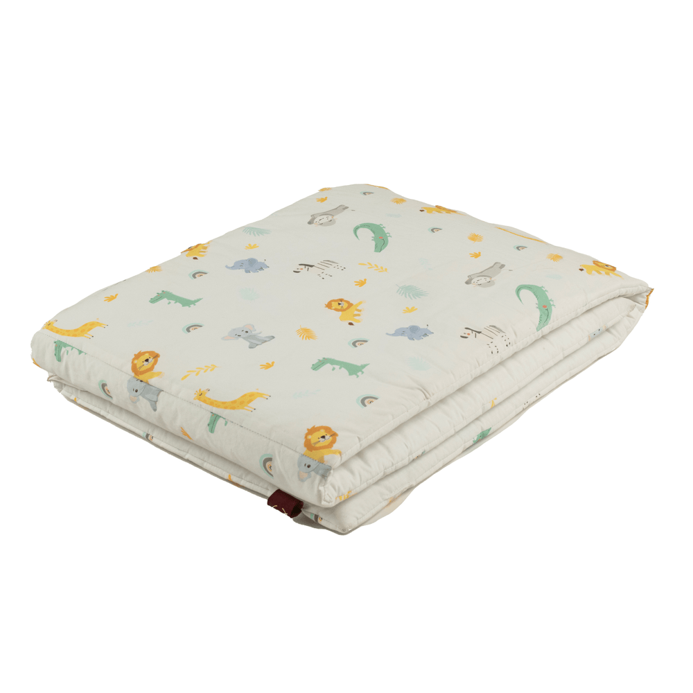 PocoMico Whimsical Animals Pattern Printed Baby Crib Bumper