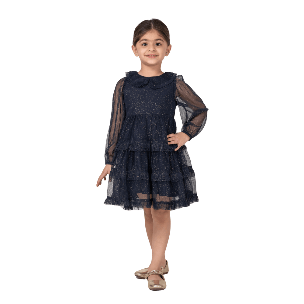 PocoMico Starry Night Mesh Party Dress