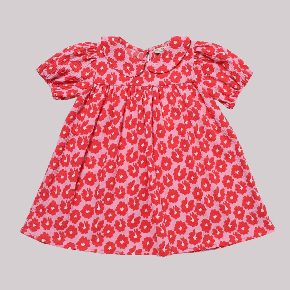 
                      
                        pink-red-dress-summer-cotton-girl-peter pan collar-kids-pocomico
                      
                    