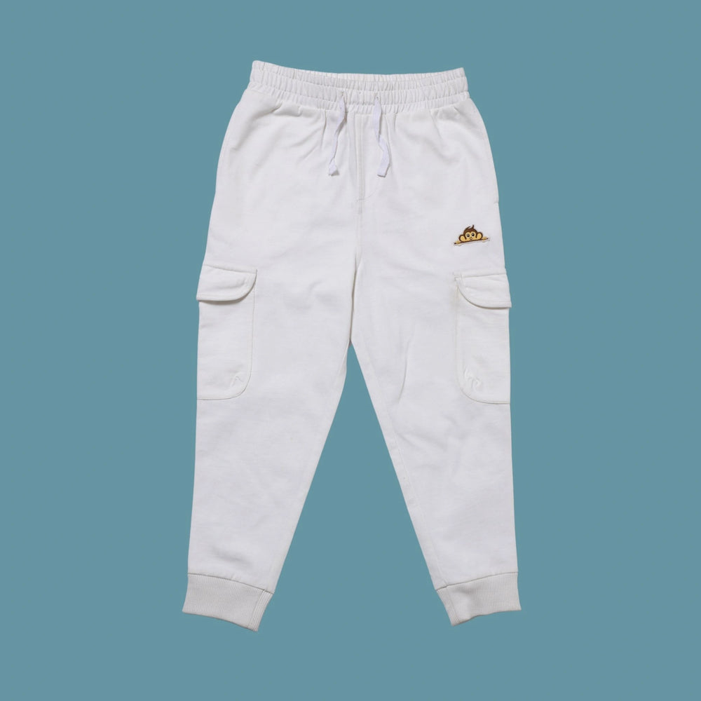 
                      
                        Crystal White Innovative Cargo Joggers
                      
                    