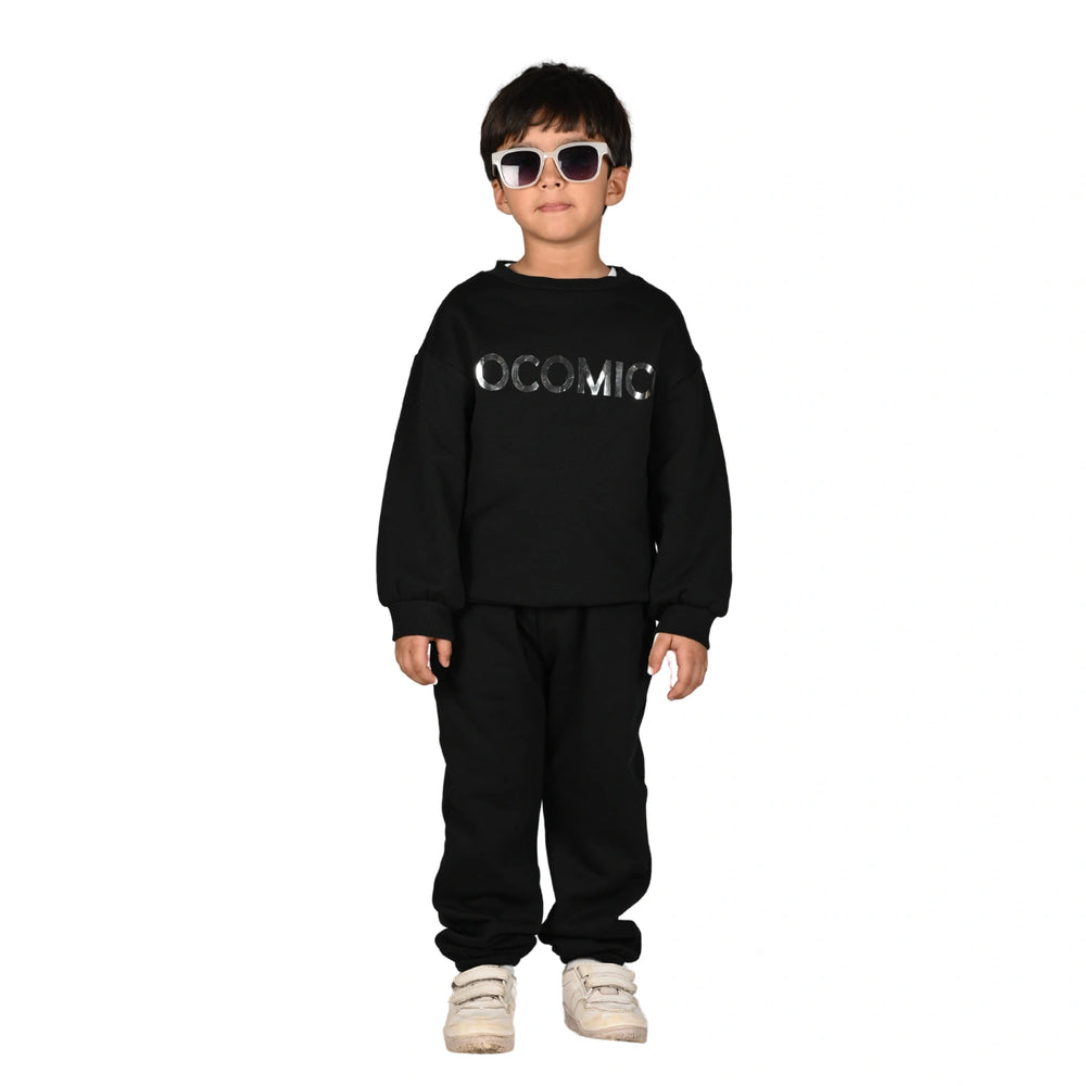 PocoMico Foil Print Pullover set