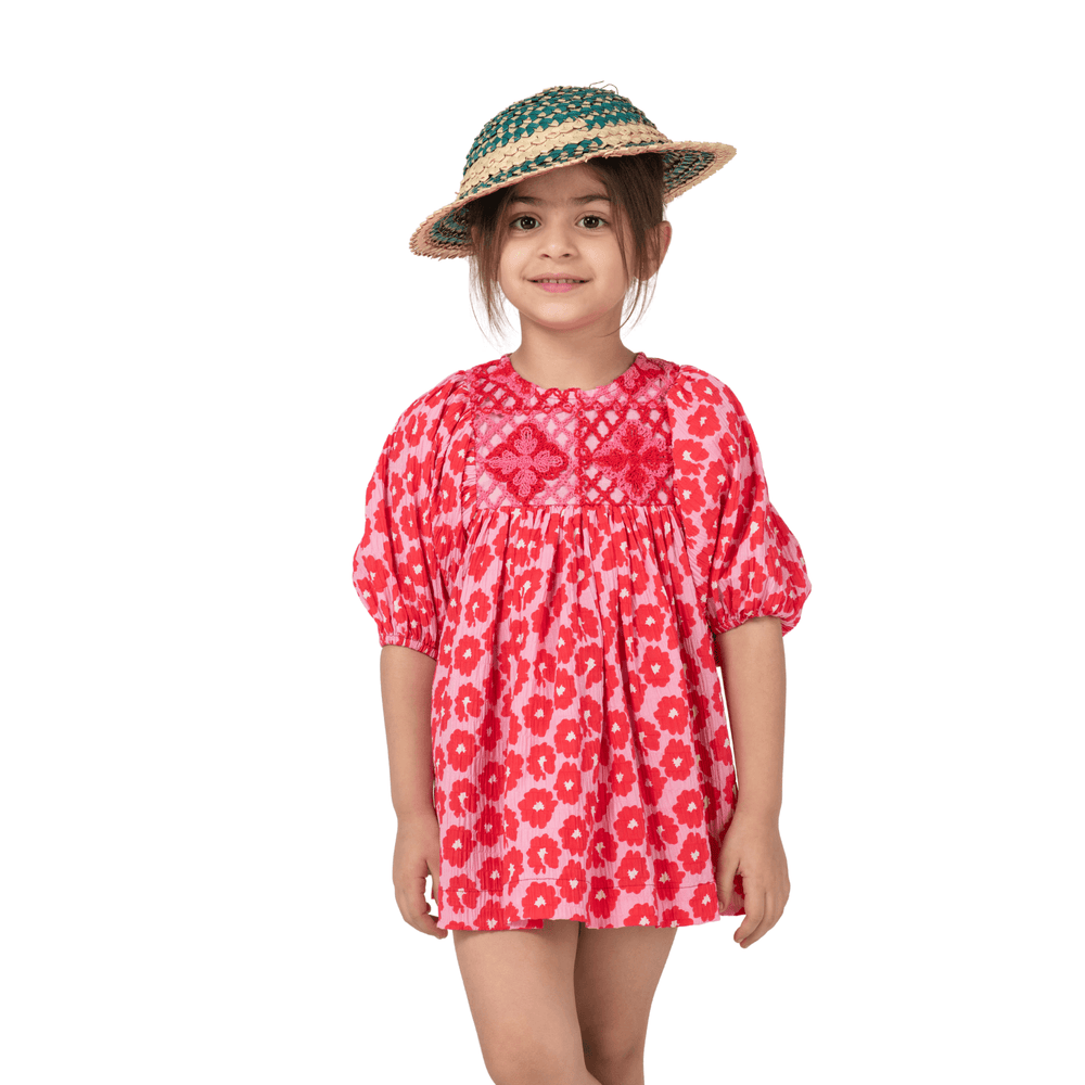 
                      
                        PocoMico- Crochet Yoke -Embroidery-Dress-red-cotton-girls-casual
                      
                    