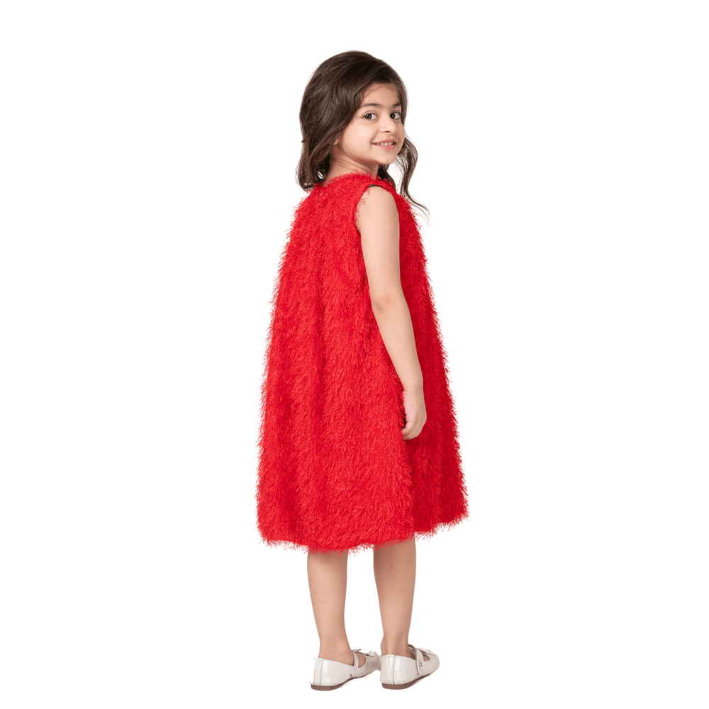 
                      
                        PocoMico Scarlet Red Frill Dress
                      
                    