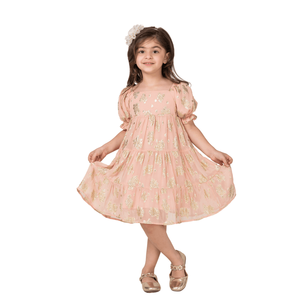 
                      
                        PocoMico Royal Peach Embroidery Dress
                      
                    