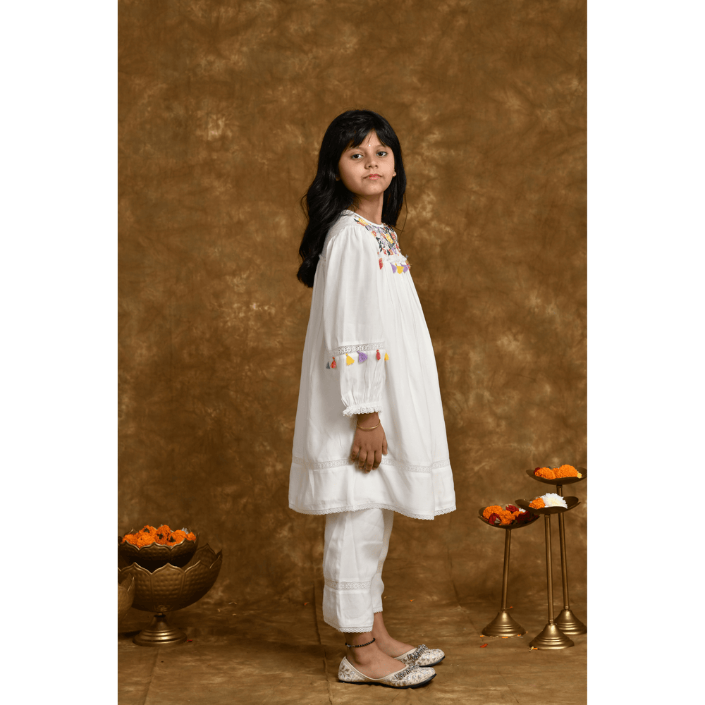 
                      
                        PocoMico Ivory Cotton Tunic Set
                      
                    