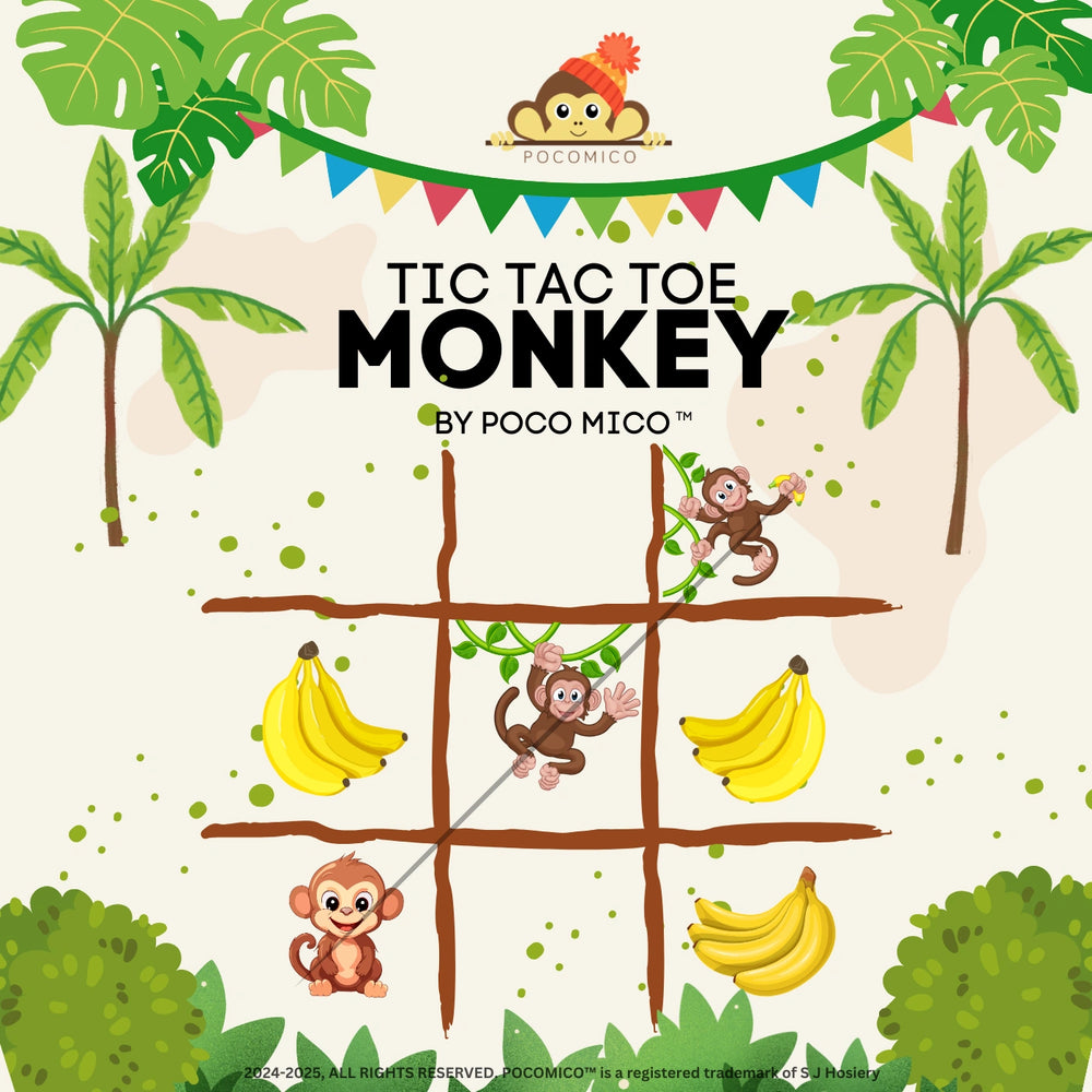 Tic Tac Toe Monkey by Poco Mico