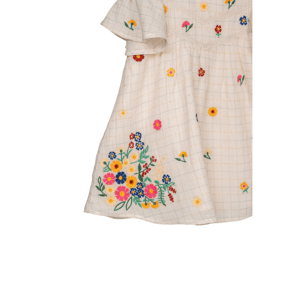 
                      
                        PocoMico Floral Embroidered Cotton Dress
                      
                    