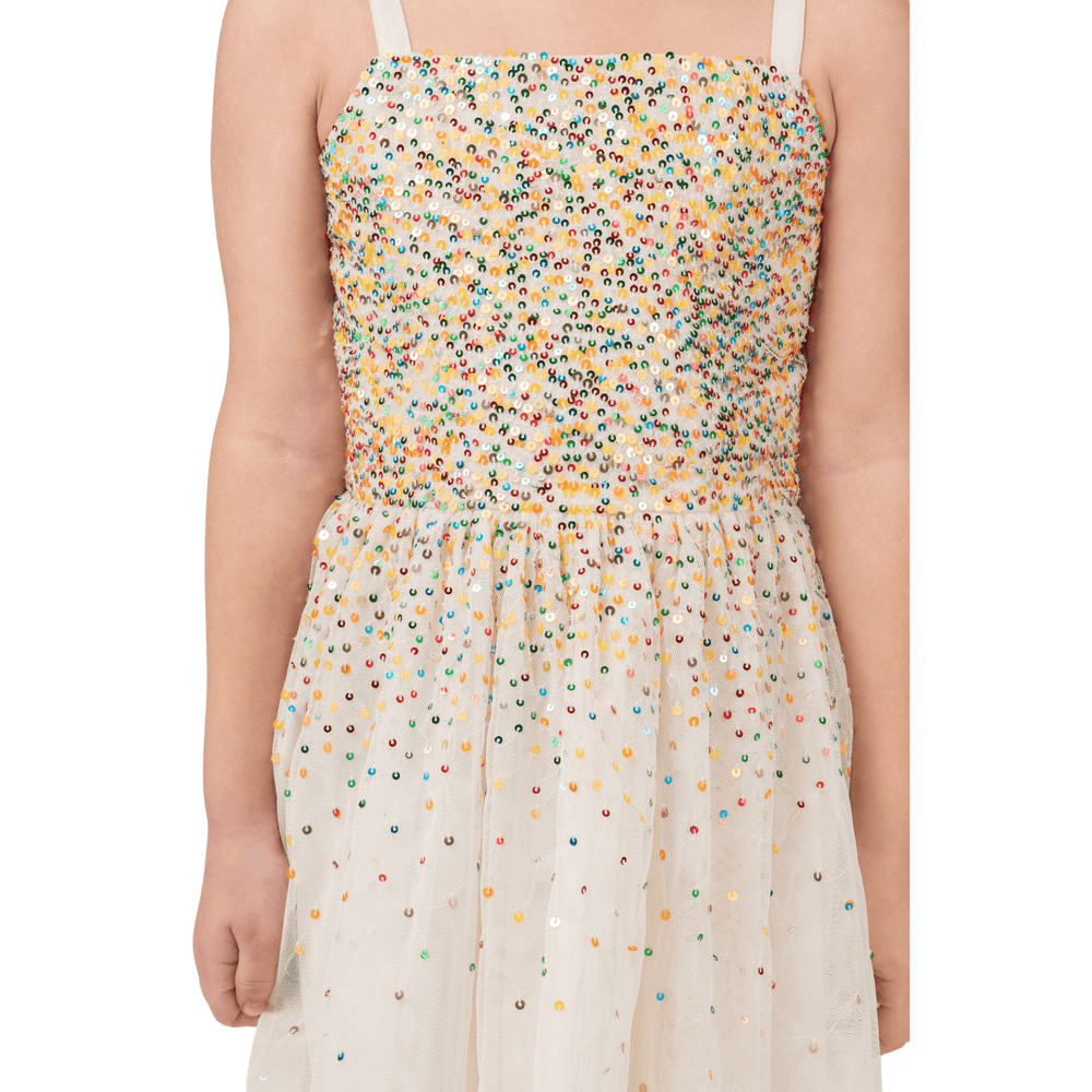 
                      
                        PocoMico Rainbow Sequened Party Mesh Dress
                      
                    