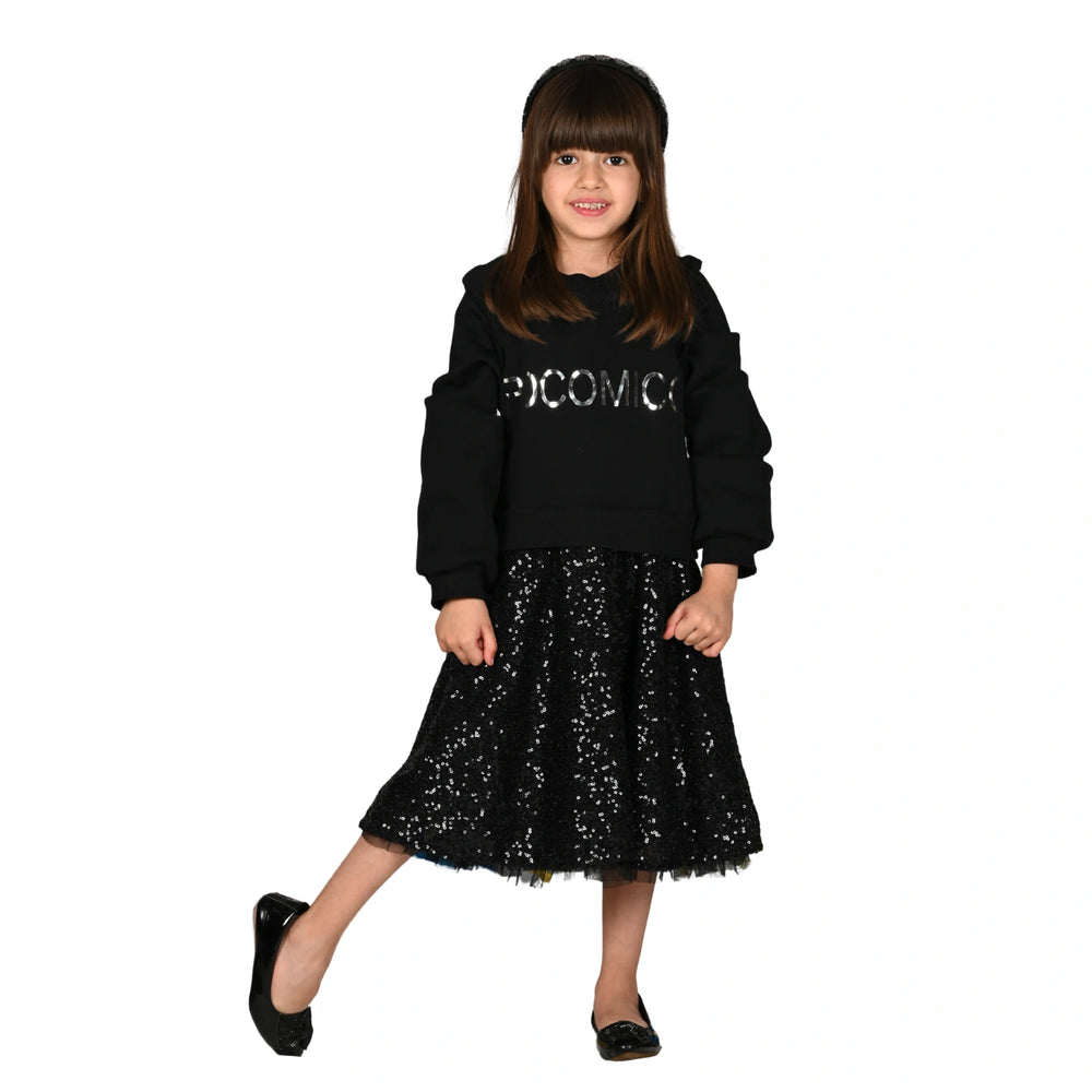 
                      
                        Shimmer Shine Dress - Black
                      
                    