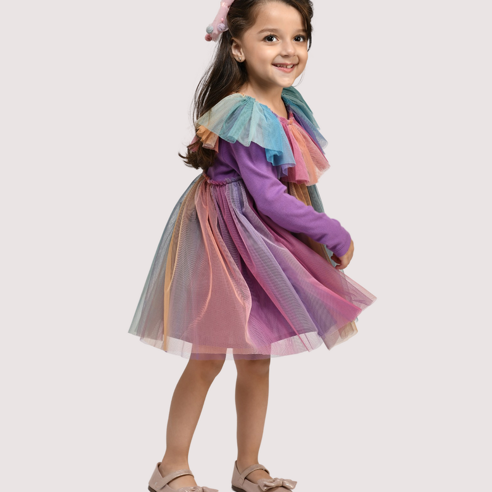 
                      
                        PocoMico Rainbow Party Mesh Dress
                      
                    