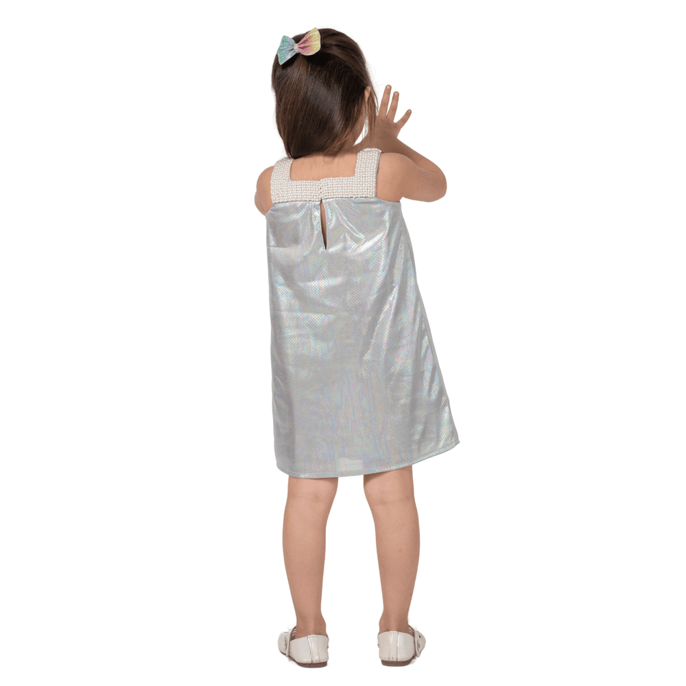 
                      
                        PocoMico Starlight Metallic Check Beaded Dress
                      
                    