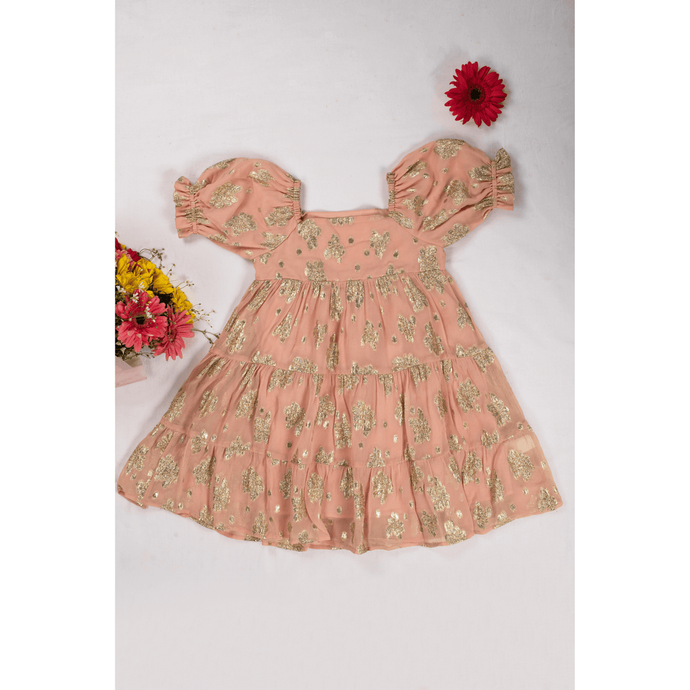 
                      
                        PocoMico Royal Peach Embroidery Dress
                      
                    