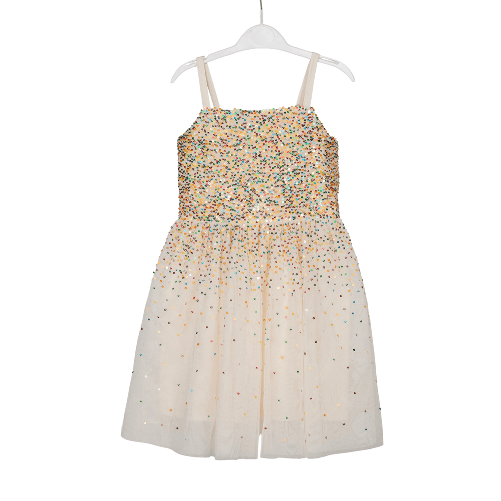 
                      
                        PocoMico Rainbow Sequened Party Mesh Dress
                      
                    