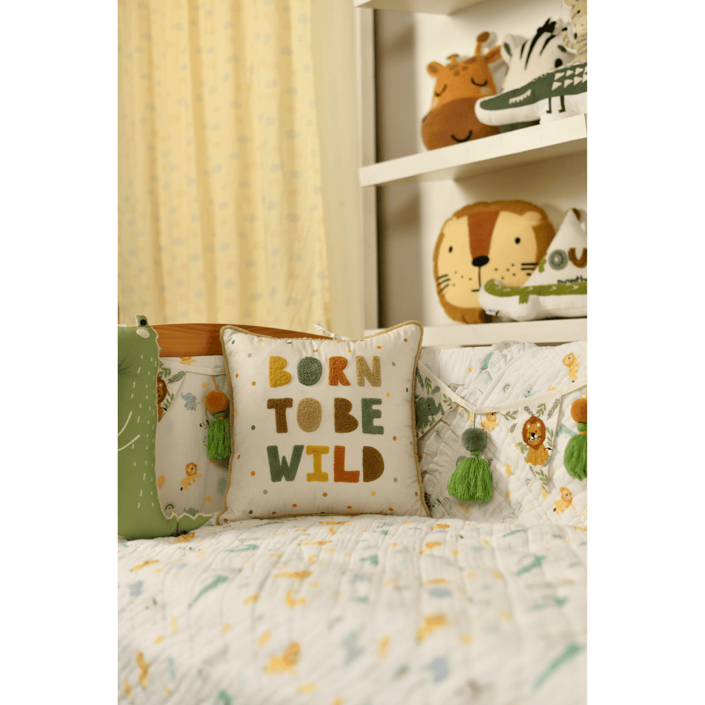 
                      
                        PocoMico Born To Be Wild Embroidered Cushion Cover
                      
                    