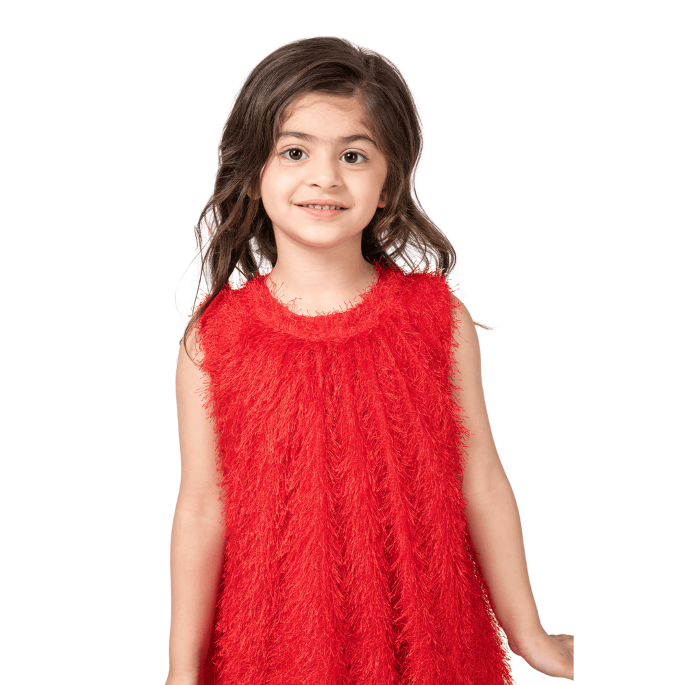 
                      
                        PocoMico Scarlet Red Frill Dress
                      
                    