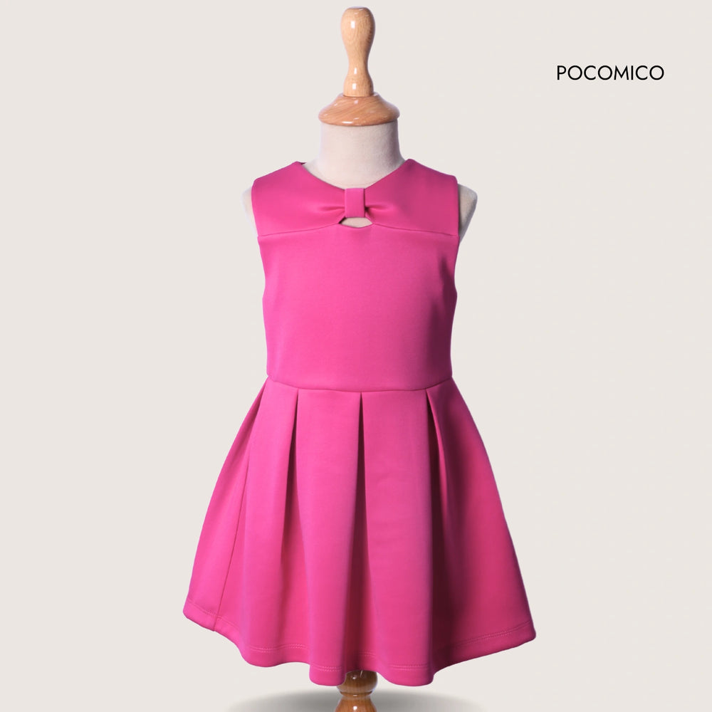 POCOMICO stunning hot pink scuba dress