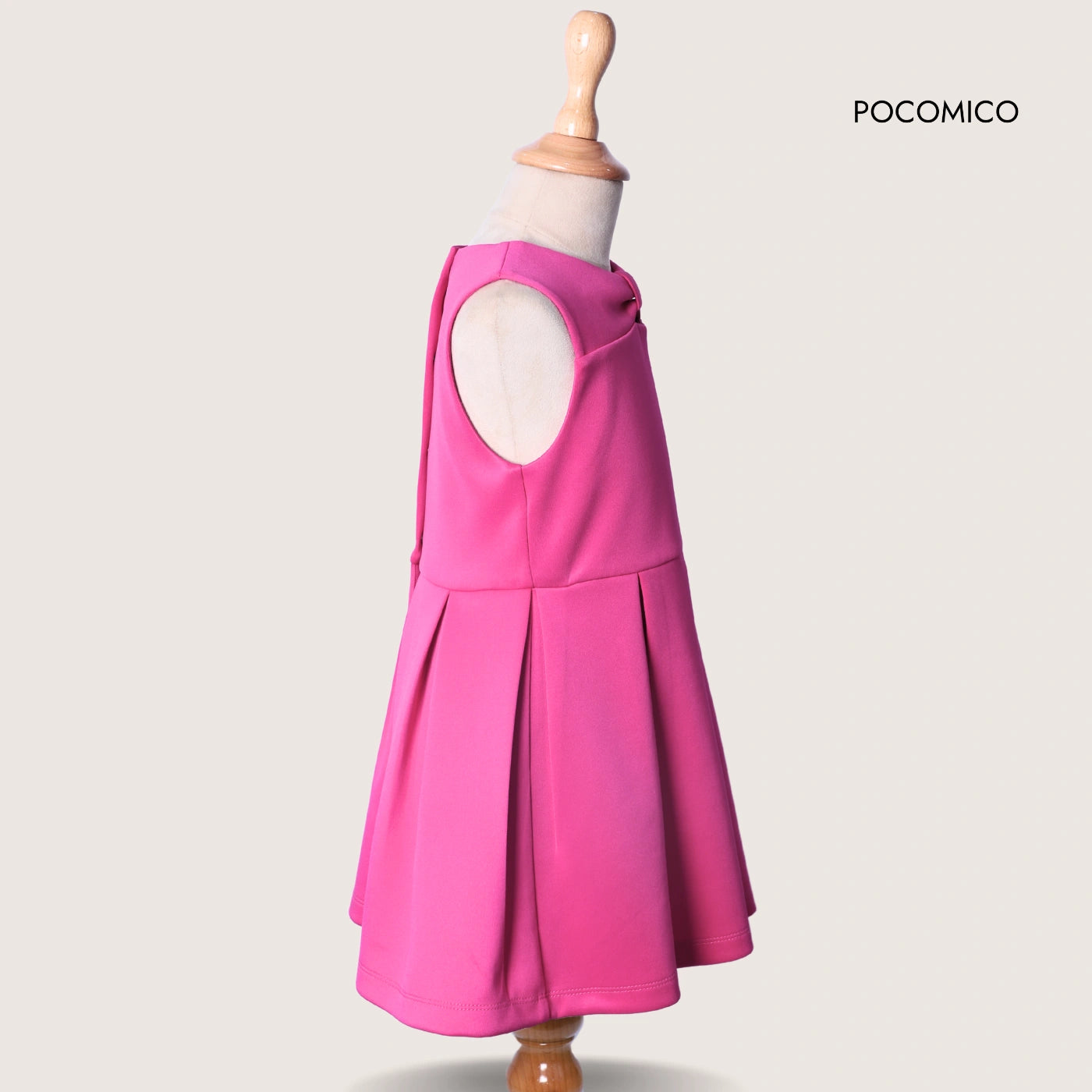 POCOMICO stunning hot pink scuba dress