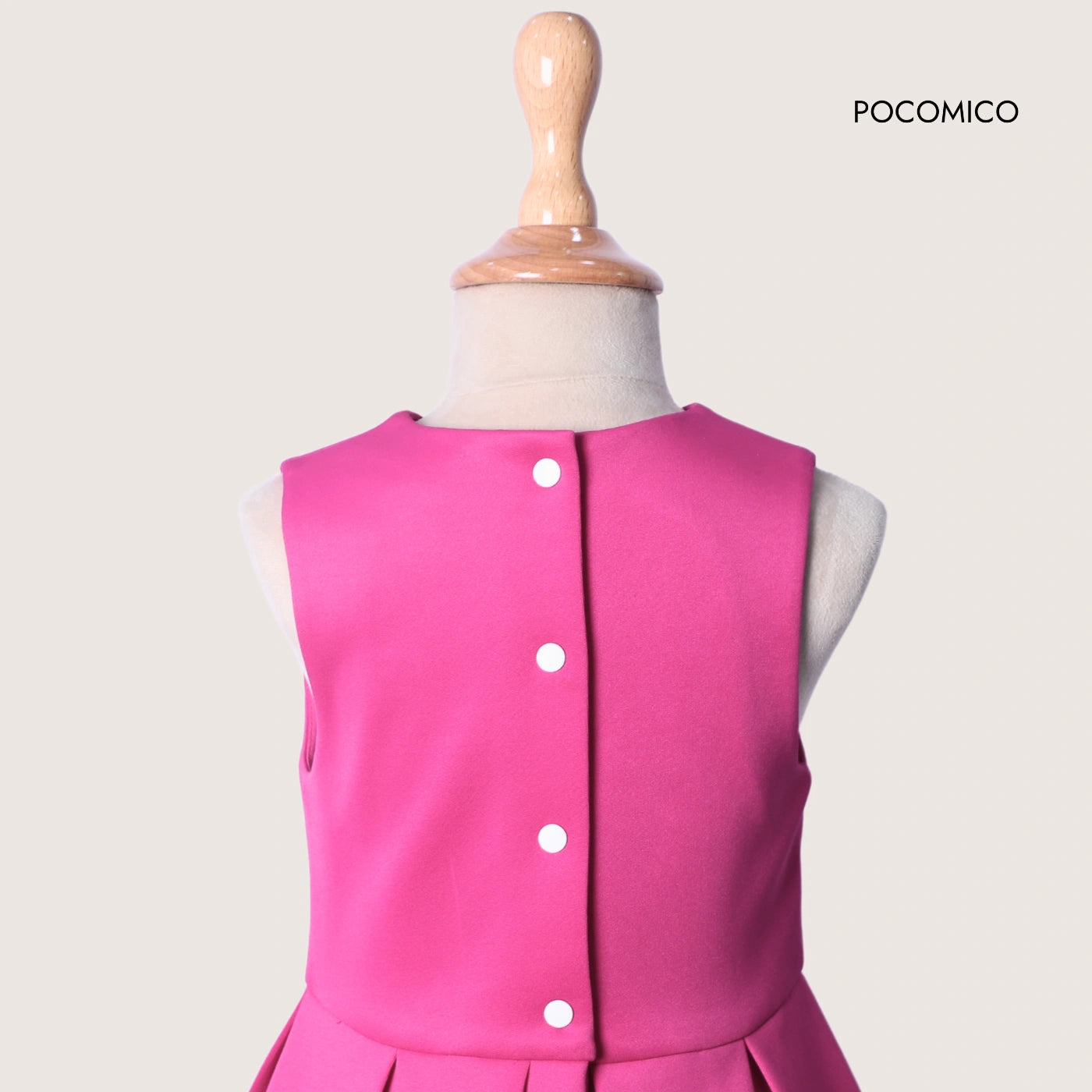 POCOMICO stunning hot pink scuba dress