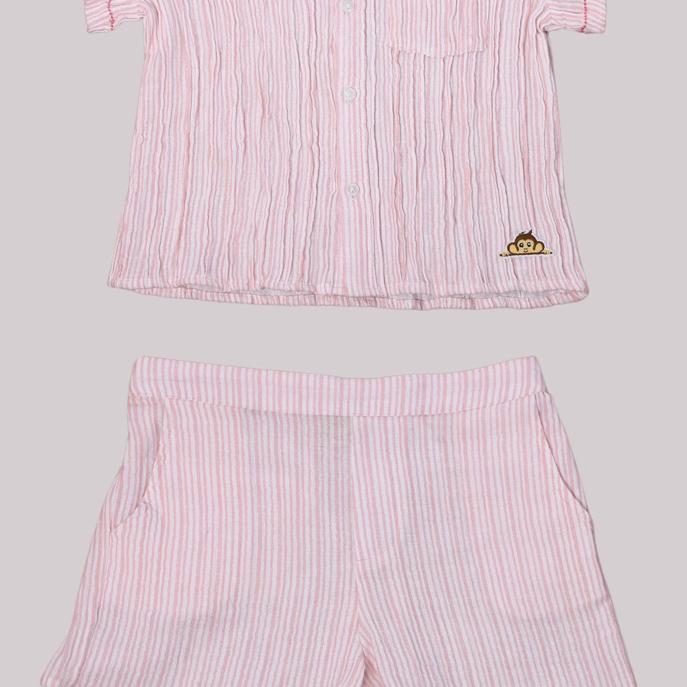 
                      
                        Fun Stripe Yarn-Dyed Co-Ord Set
                      
                    