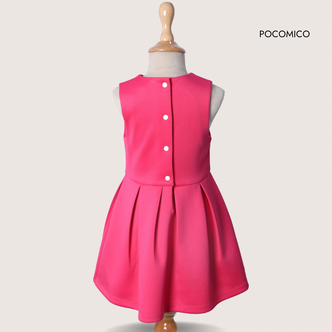 POCOMICO stunning hot pink scuba dress