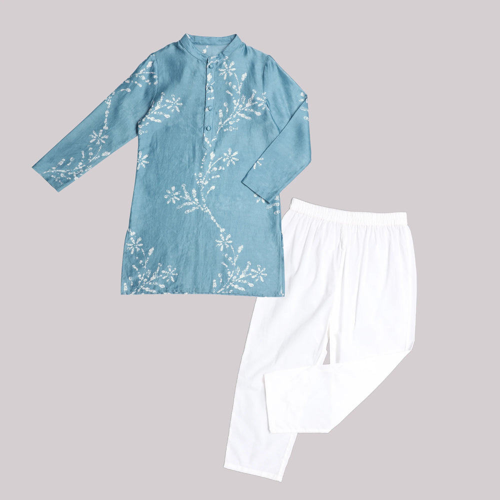 Ocean Petals Kurta Set