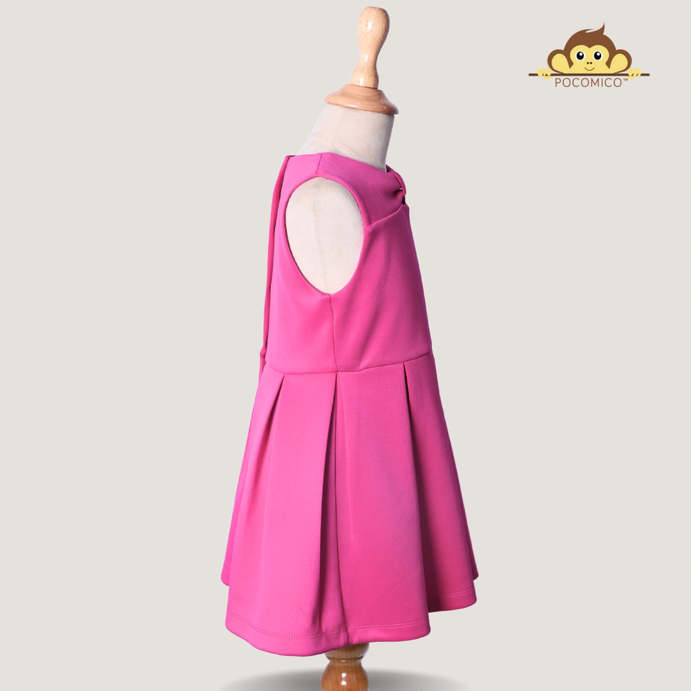 
                  
                    hotpink + dress + scuba + party + summer + winter + formal + birthday + girl + POCOMICO + kids + children + fancy 
                  
                