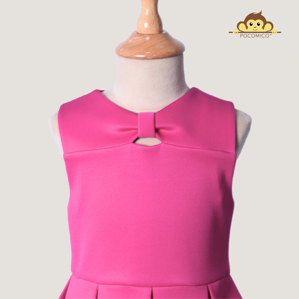 
                  
                    hotpink + dress + scuba + party + summer + winter + formal + birthday + girl + POCOMICO + kids + children + fancy 
                  
                