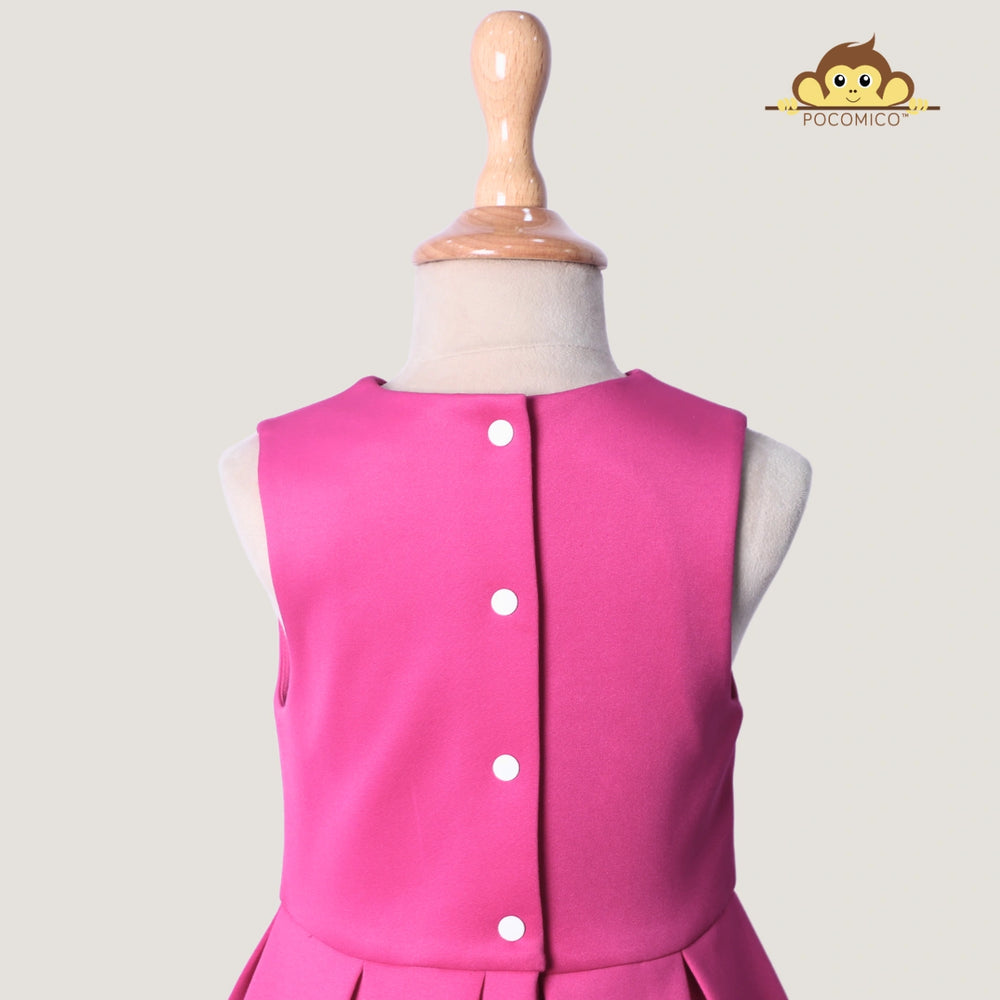
                  
                    hotpink + dress + scuba + party + summer + winter + formal + birthday + girl + POCOMICO + kids + children + fancy 
                  
                