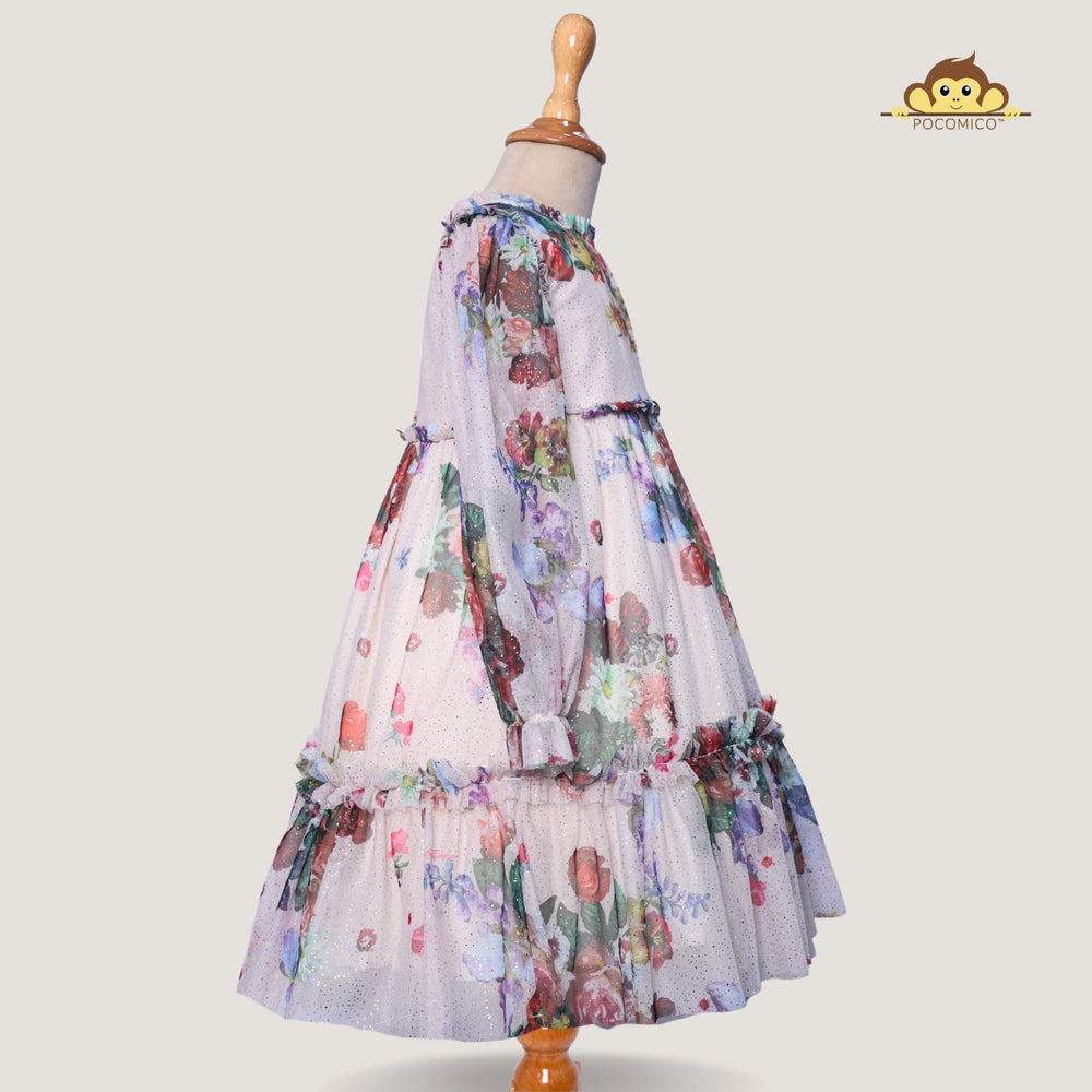 
                  
                    Celestial Glow Dress by POCOMICO + shimmering foil dots + airy mesh + cambric lining + girls party dress + comfortable + BCI-certified fabric + magical celebration outfit + perfect for little dreamers
                  
                