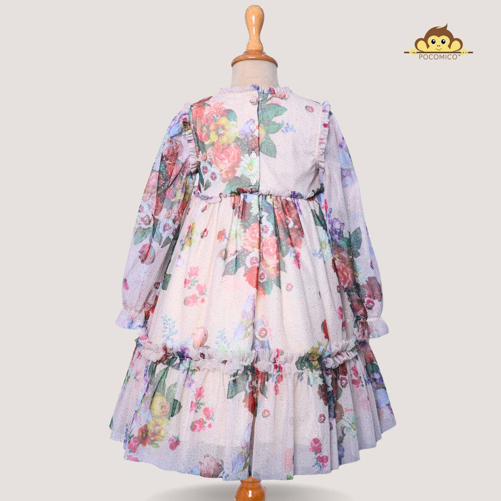 
                  
                    Celestial Glow Dress by POCOMICO + shimmering foil dots + airy mesh + cambric lining + girls party dress + comfortable + BCI-certified fabric + magical celebration outfit + perfect for little dreamers
                  
                