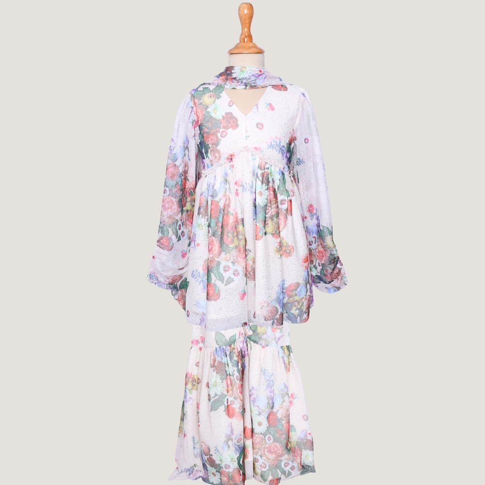 floral+mesh+sharara+set+dupatta+white+girls+festive+pocomico
