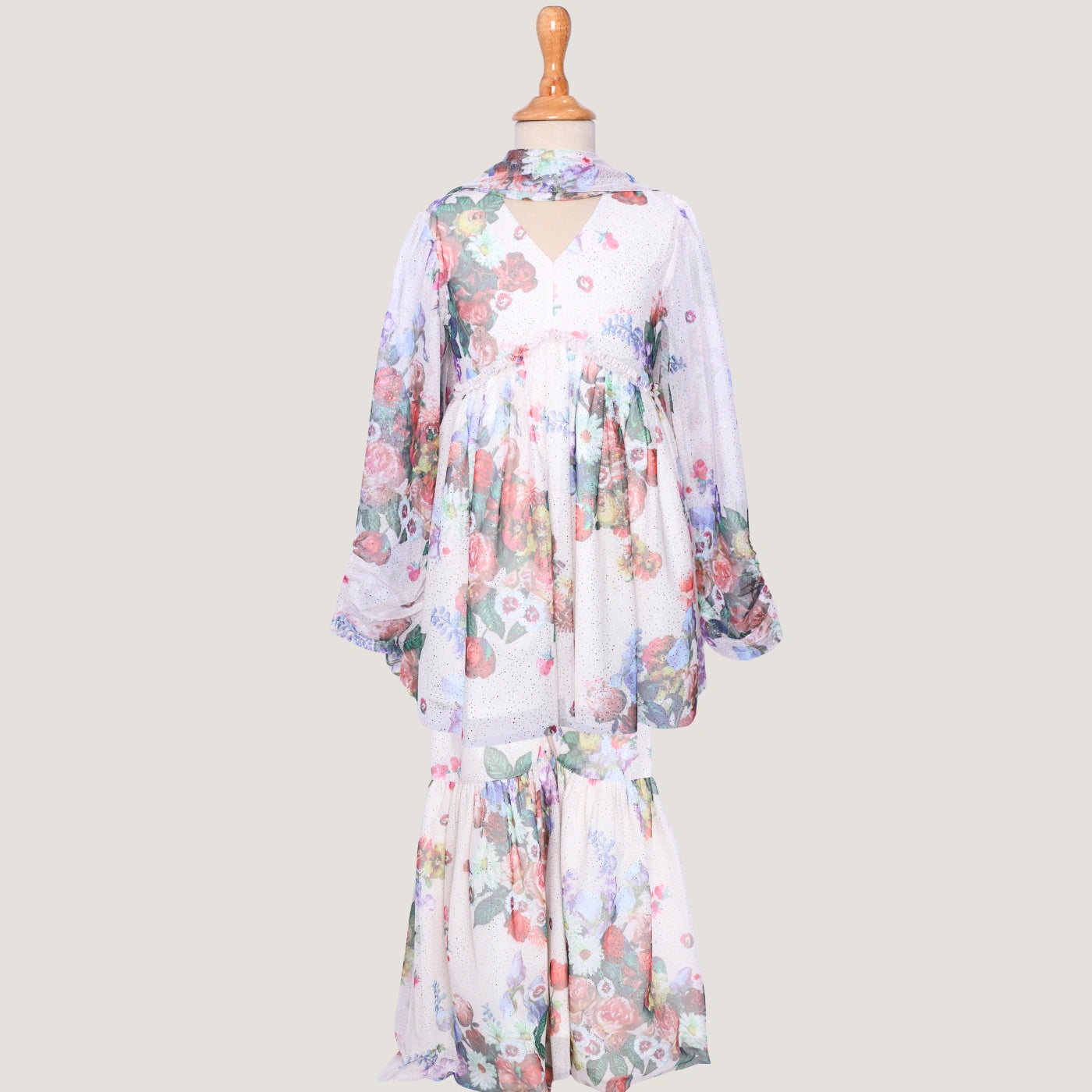 floral+mesh+sharara+set+dupatta+white+girls+festive+pocomico