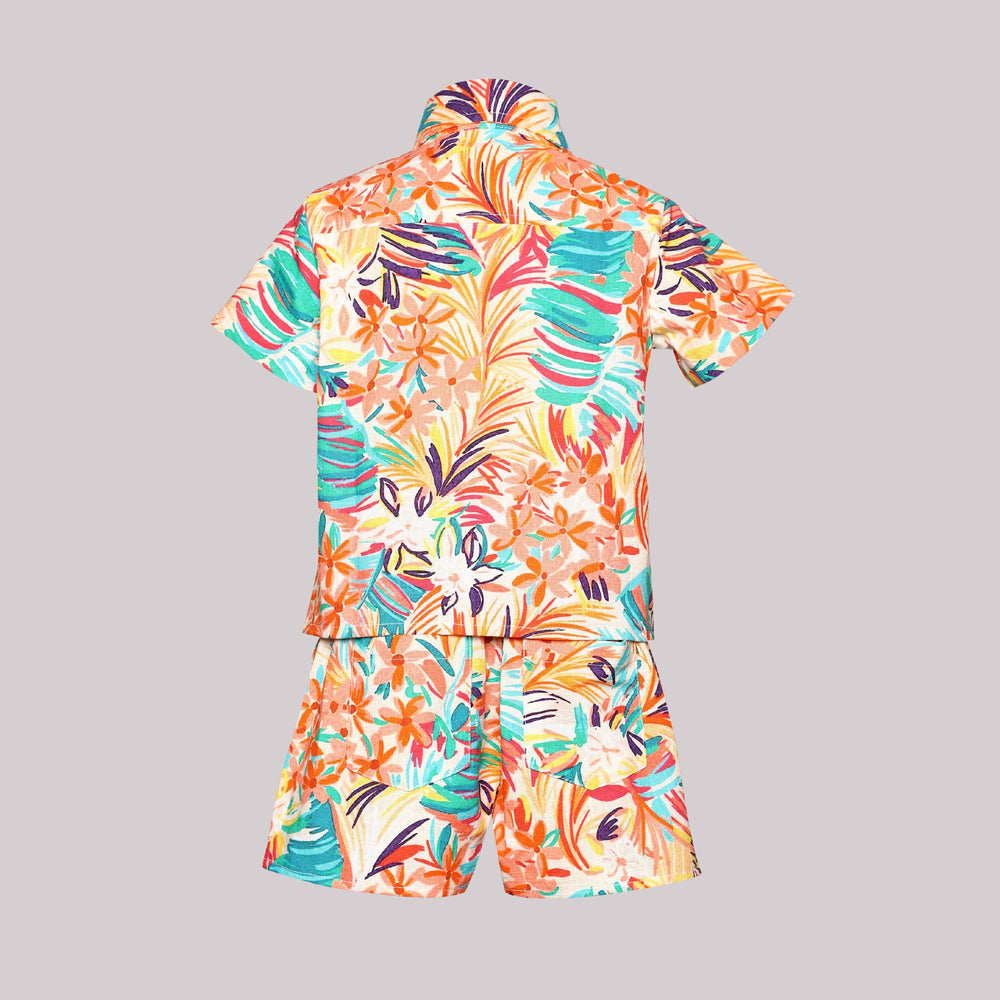 
                      
                        PocoMico Hawaiian Printed Cotton Co-ord Set
                      
                    