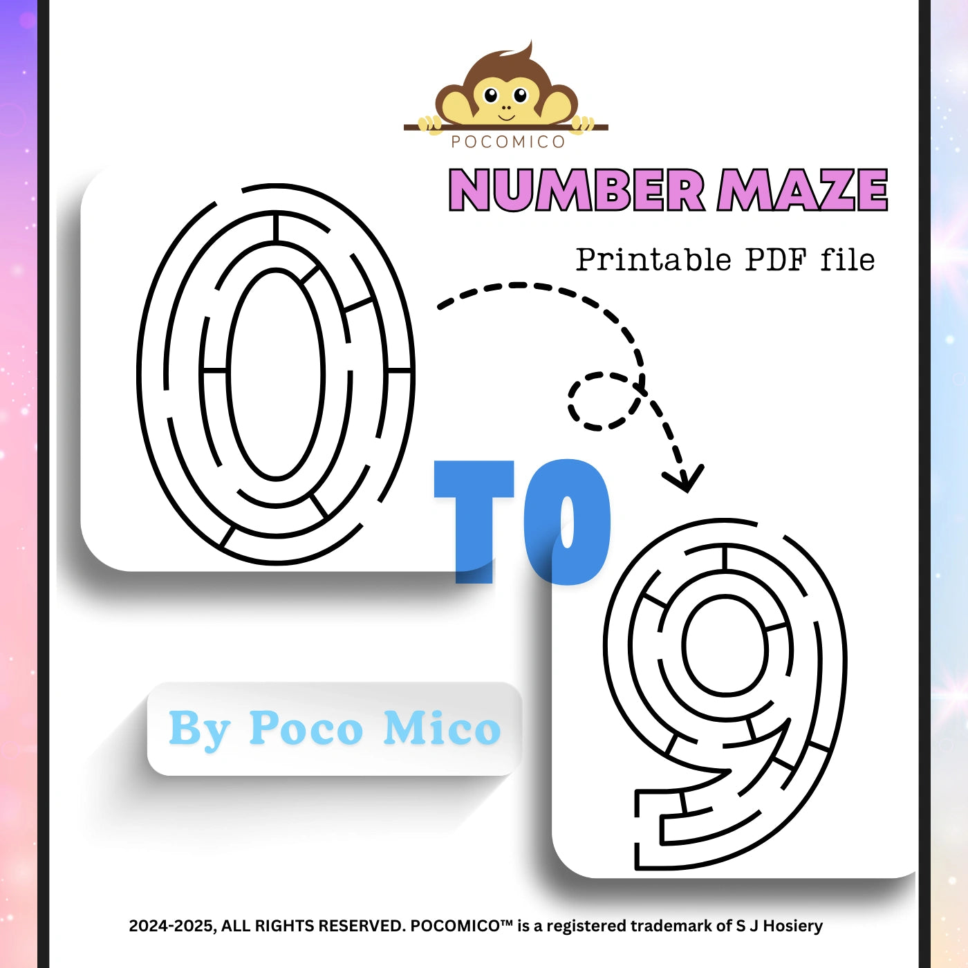 Number Maze by Pocomico