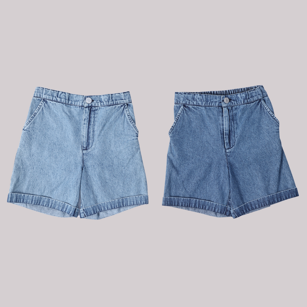
                  
                    shorts + blue + denim + cotton + soft + comfy + boys + casual + fun + smart + blue + elastic + POCOMICO
                  
                