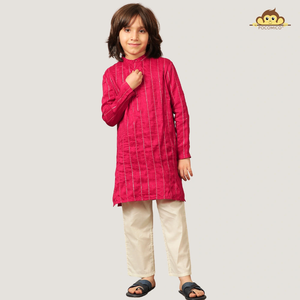 
                  
                    chanderi+cotton+red+pink+kurta+pajama+indian+kids+wedding_ethnic+diwali+soft+cotton+formal+kids+boy+pocomico
                  
                
