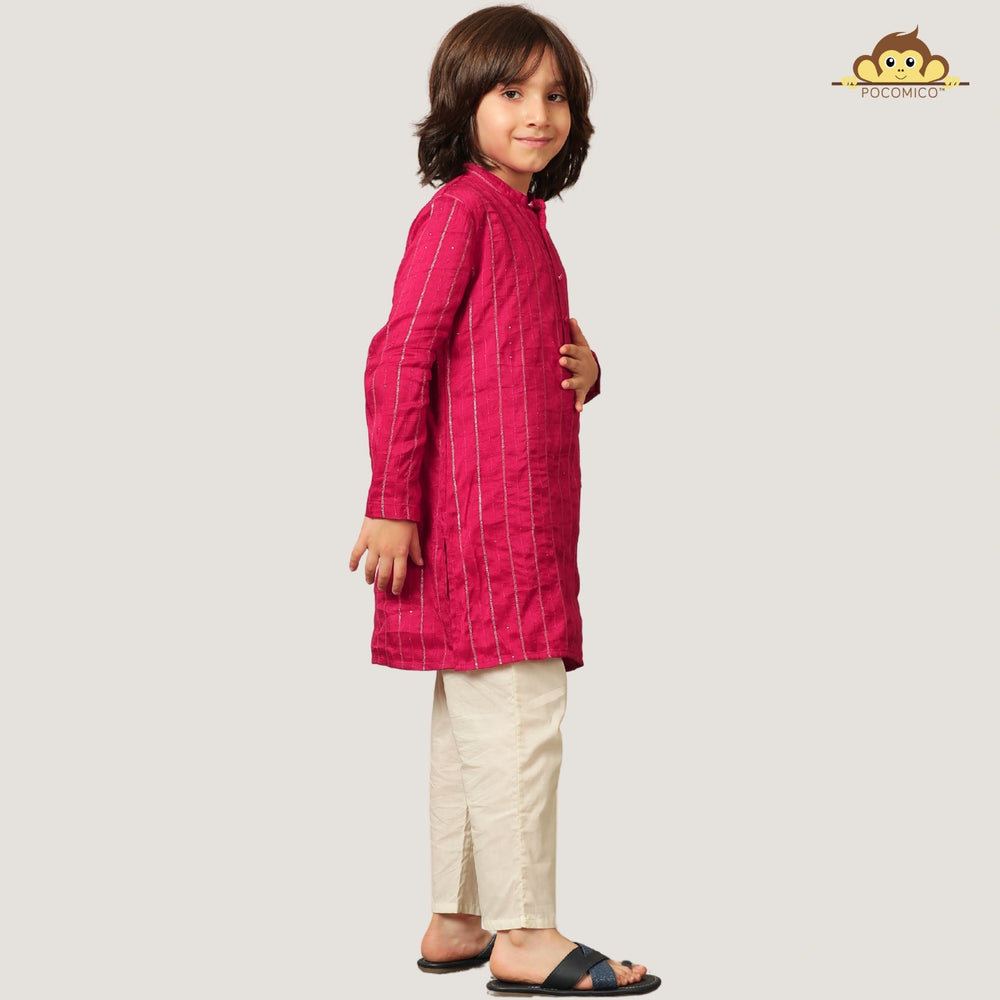 
                  
                    chanderi+cotton+red+pink+kurta+pajama+indian+kids+wedding_ethnic+diwali+soft+cotton+formal+kids+boy+pocomico
                  
                