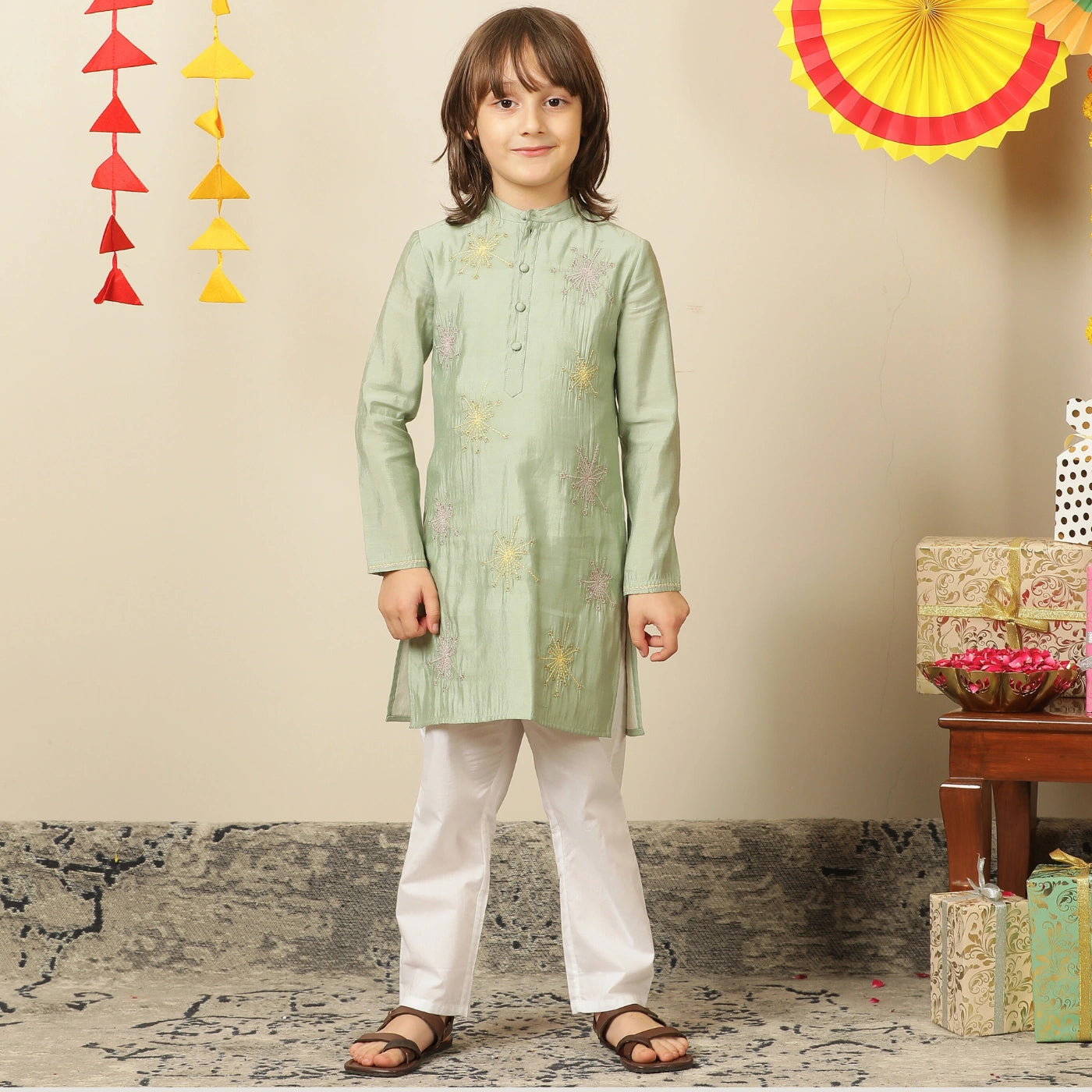pastel-green-embroidery-sequin-boy-indian-ethnic-kurta-pajama-set-pocomico