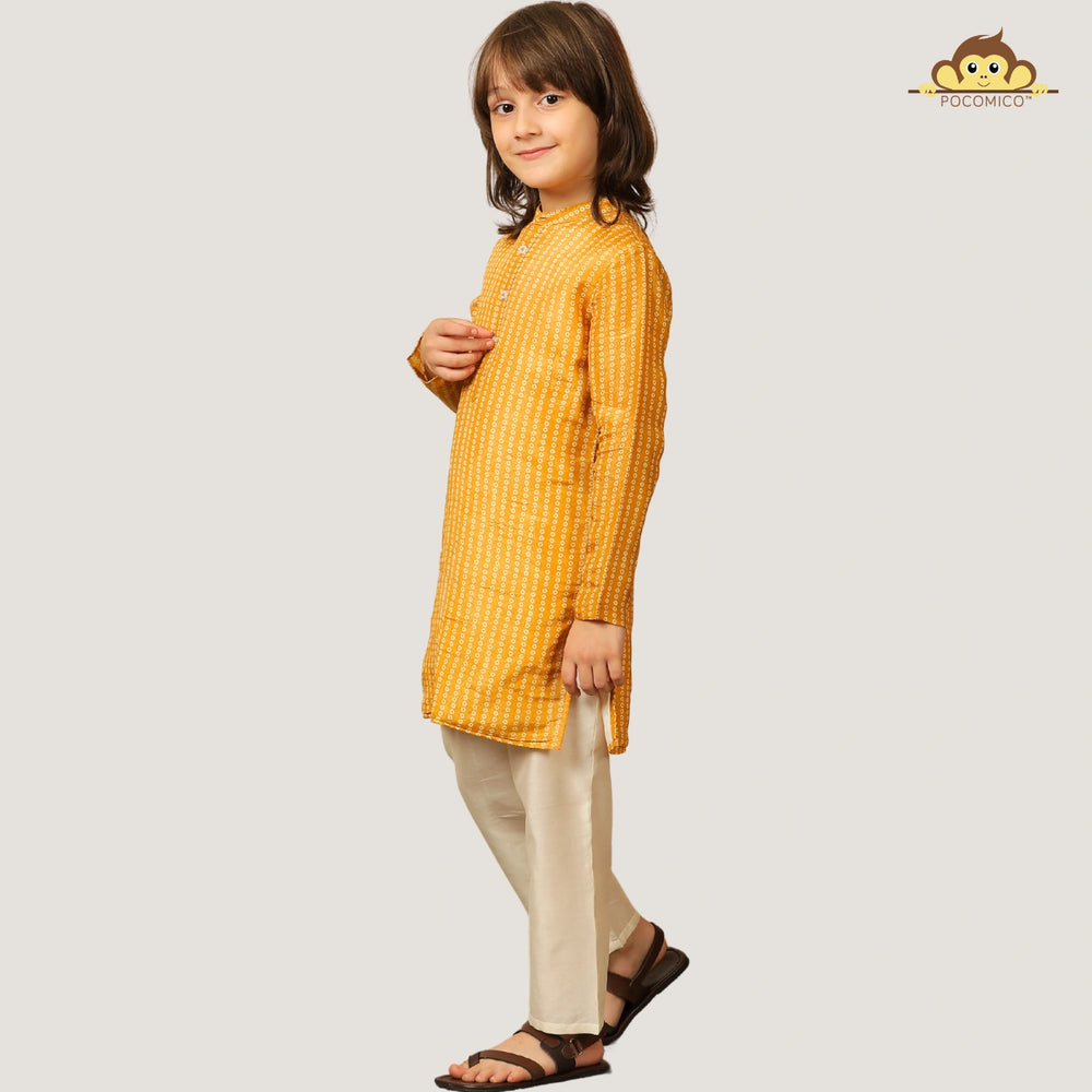 
                  
                    yellow-white-kurta-pajama-set-boys-indian-festive-pocomico+KurtaSet+boys+pants+white+festivewear+weddingwear+soft+floral+pajama+cotton+beautiful+comfortable+perfect+white+ POCOMICO
                  
                