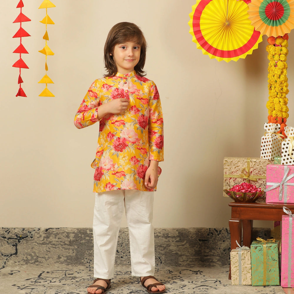 
                  
                    yellow-ivory-floral-kurta-pajama-boys-indian-festive-pocomico
                  
                